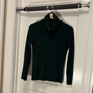 Banana Republic Deep Green Cowl Neck Sweater